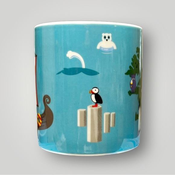 Collectible Beautiful designed coffee mug imported from ICELAND🇮🇸Souvenir New - Picture 11 of 12